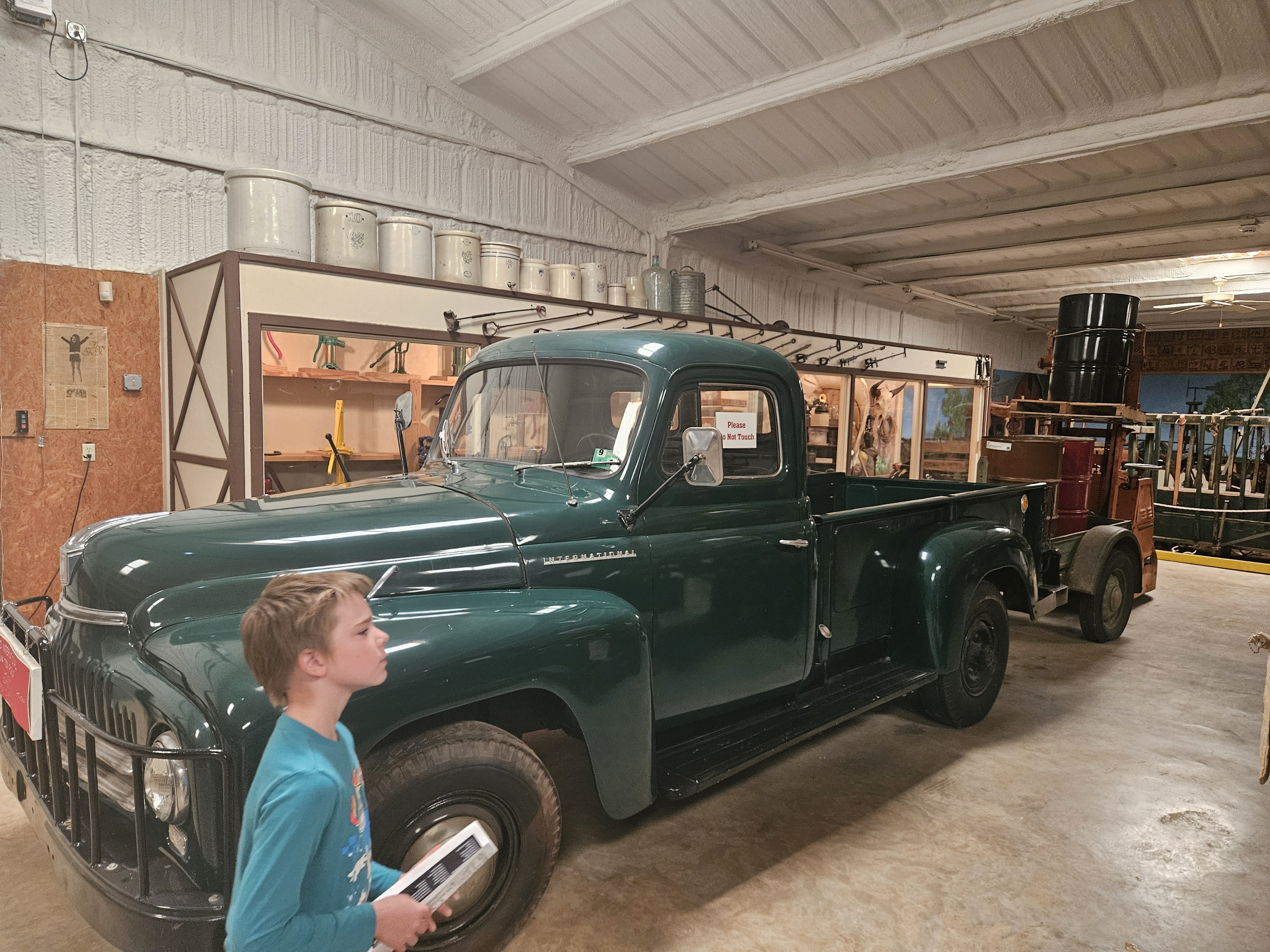 A Route 66 museum scene in Elk City, Oklahoma.