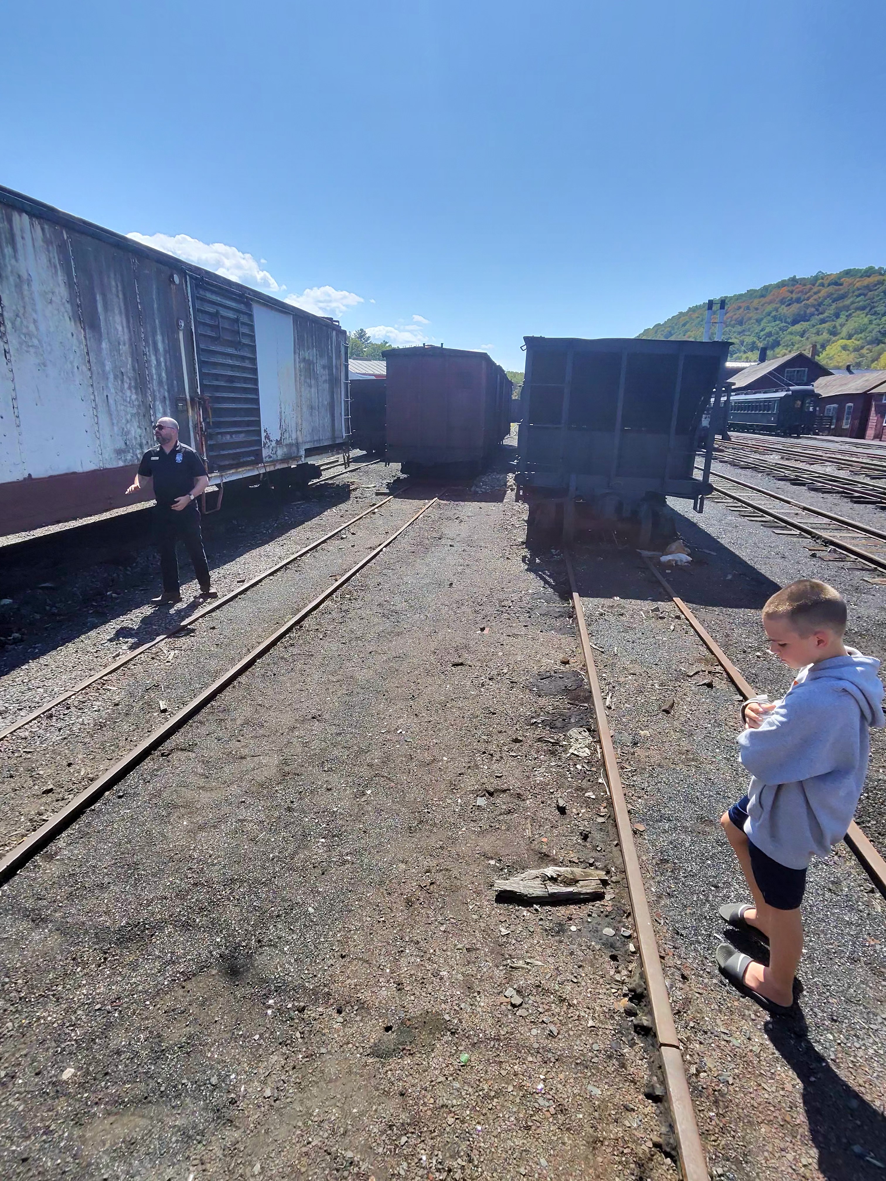 A view from an old train yard in Rockhill, Pennsylvania.