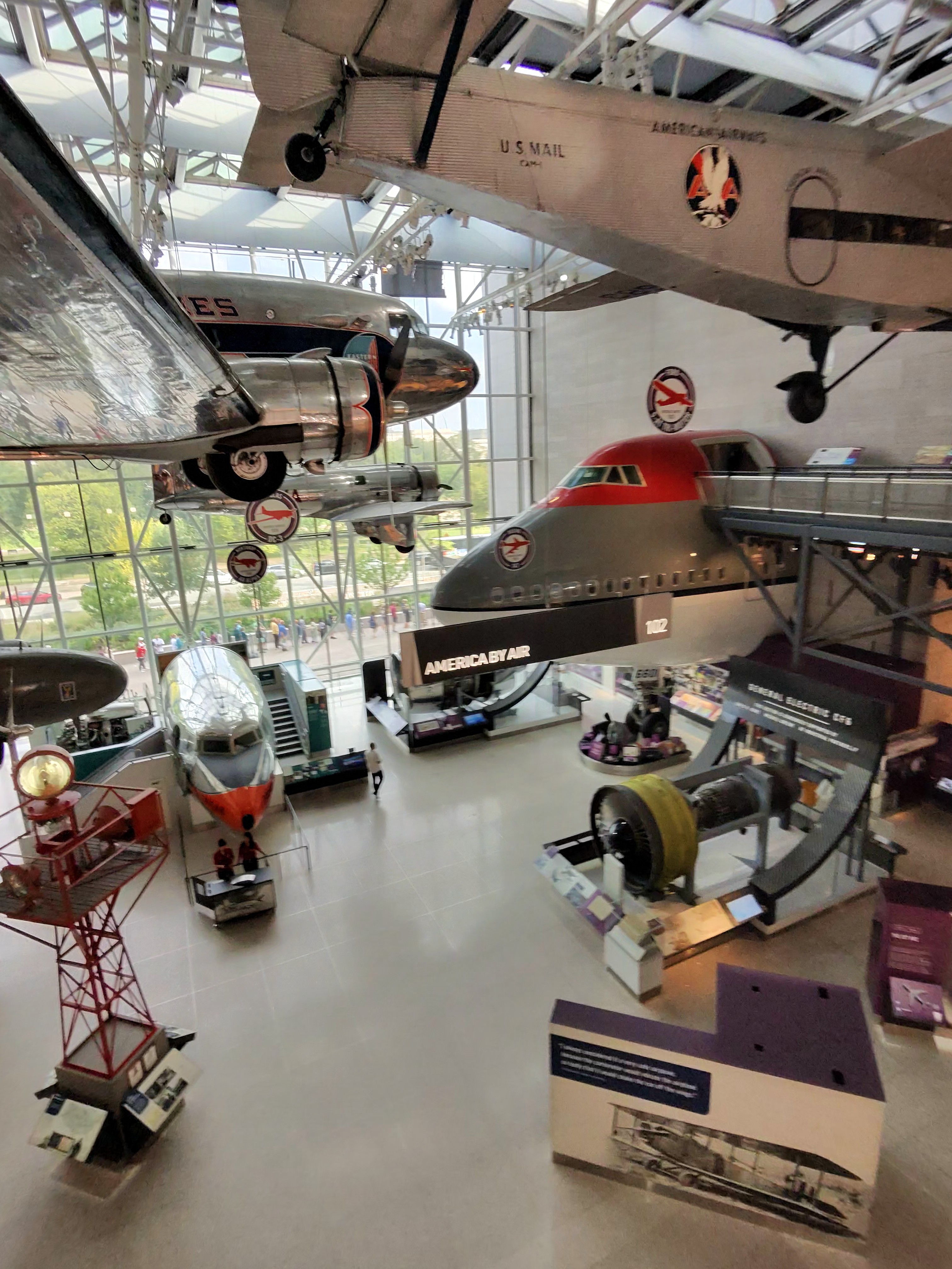 An exhibit at the Smithsonian Air and Space Museum in Washington, D.C.